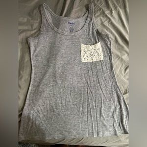 Keds lace pocket tank top